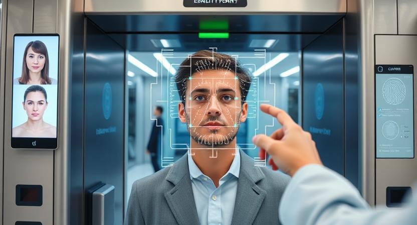 Biometric scanning systems and digital identity verification interfaces